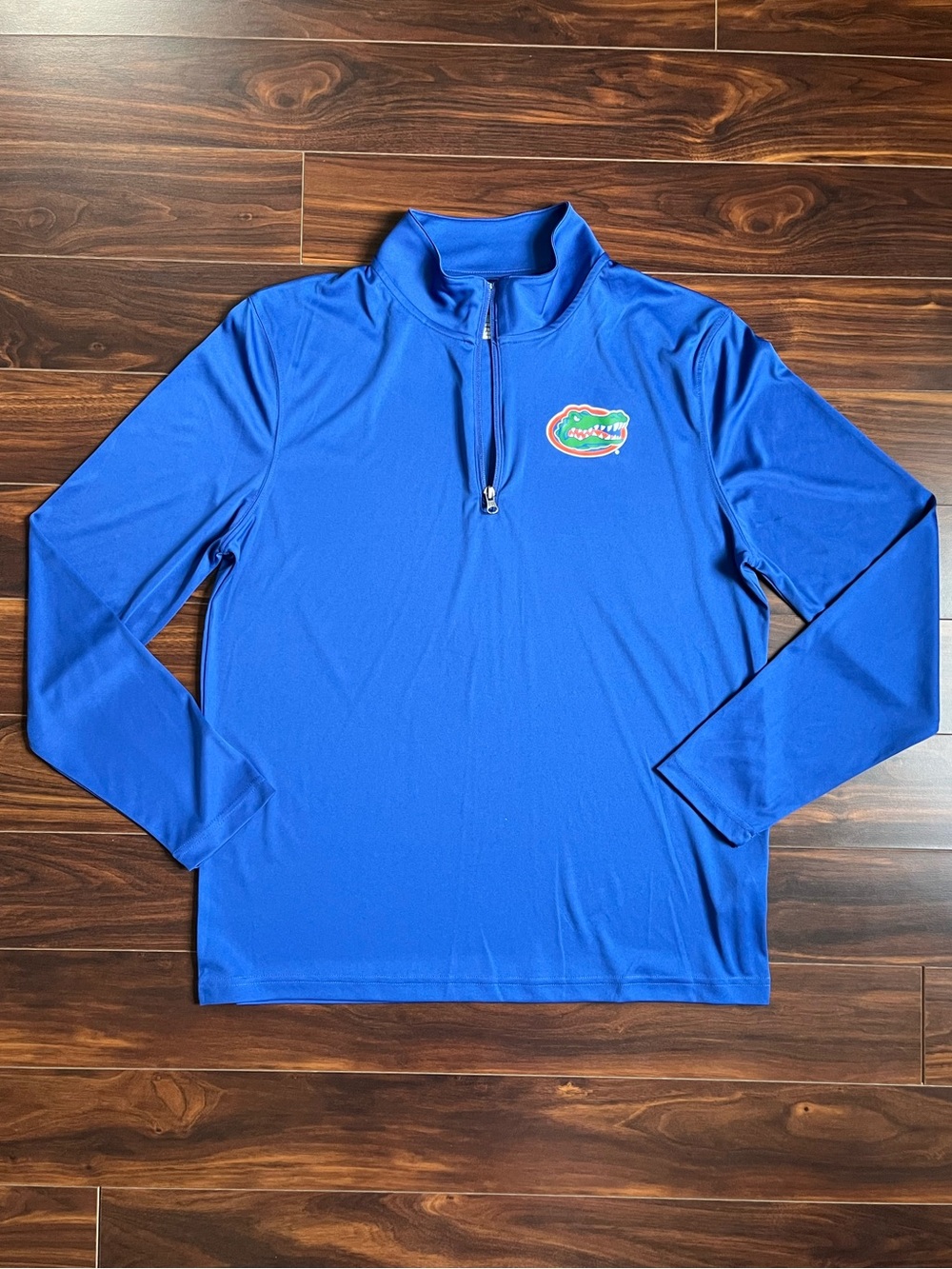 Fanatics Royal Blue Men's University of Florida Gators Quarter Zip, L, EUC